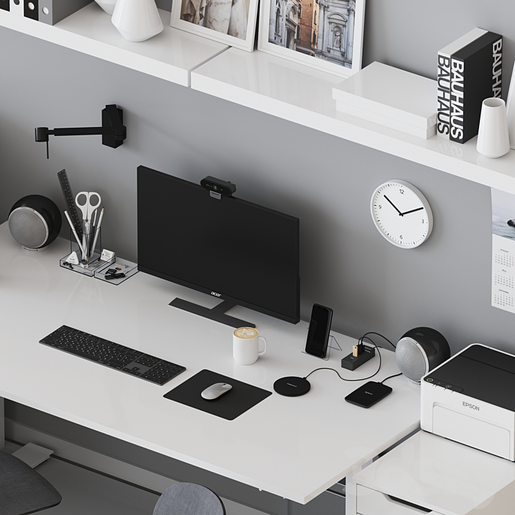 Workplace - 1 3D Model