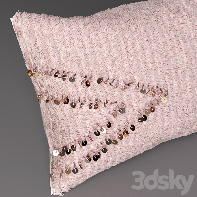 RH Morrocan Pillows 3D Model
