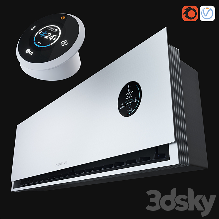 LG SIGNATURE air conditioning 3D Model