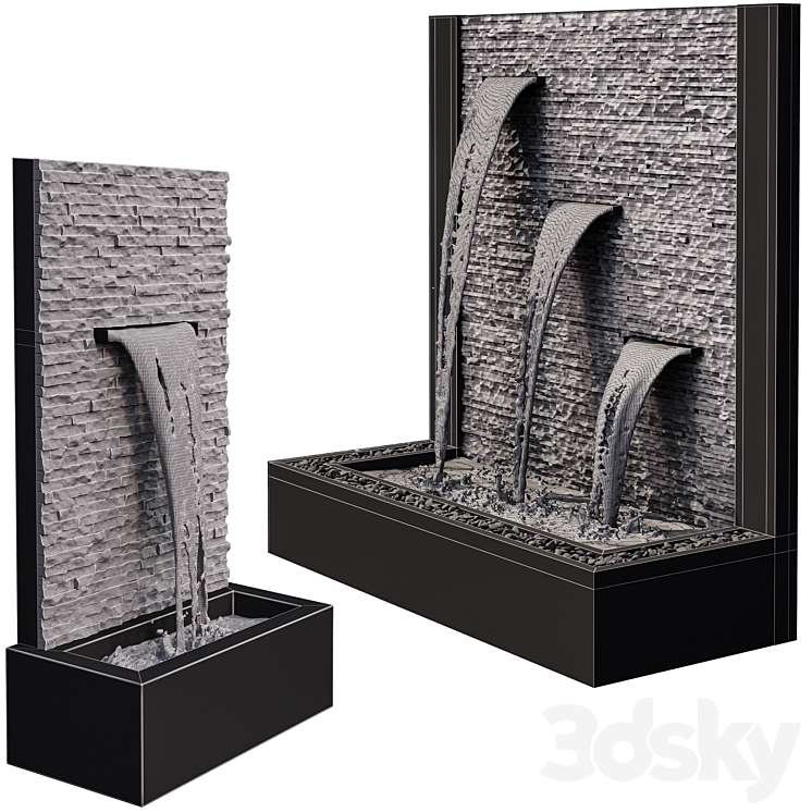 Wall fountains 3D Model