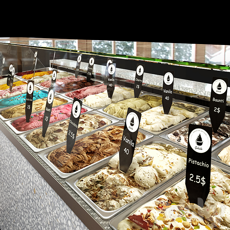 Ice cream 3D Model