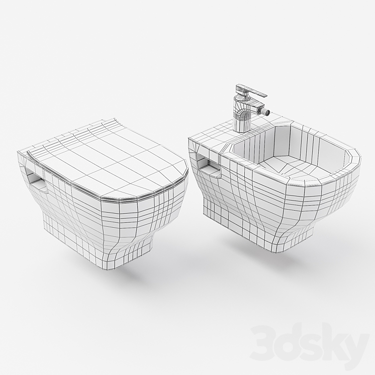 Jacob Delafon Struktura 3D Model