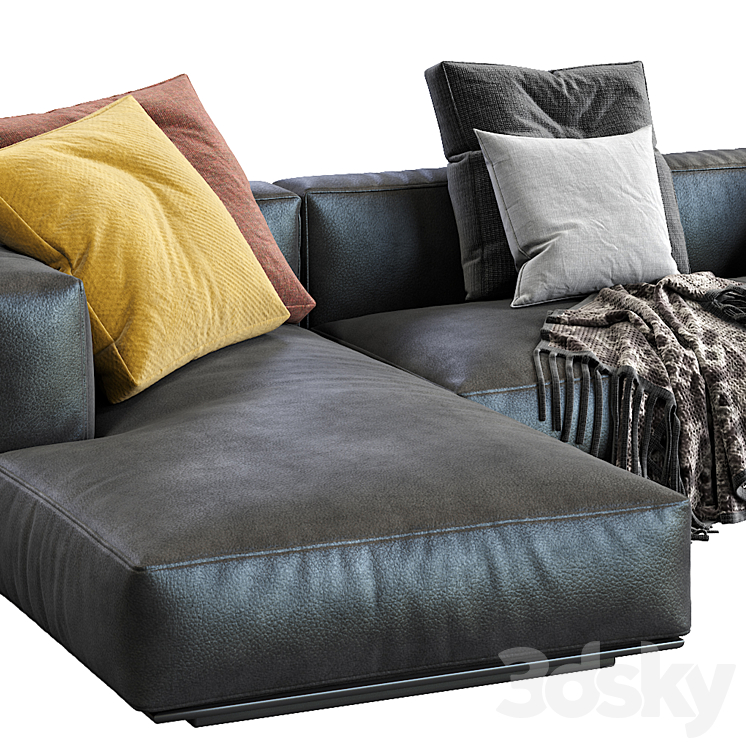 Flexform Sofa Grandemare 3D Model