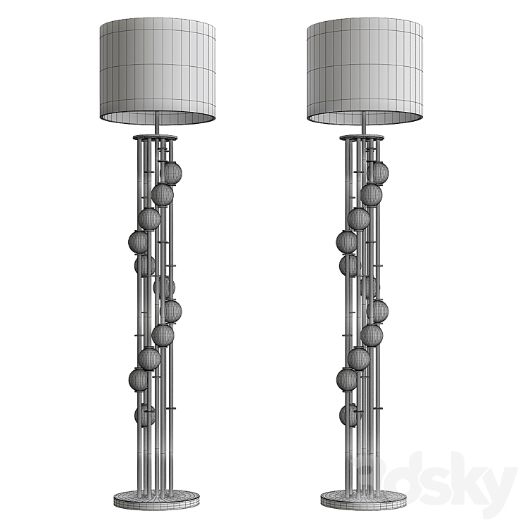 FLOOR LAMP LORENZO 3D Model