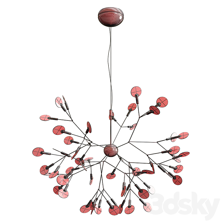 Moooi 54-lights Chandelier D = 95cm 3D Model