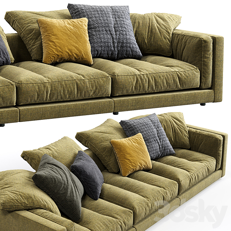 Flexform Sofa Lucien 3D Model