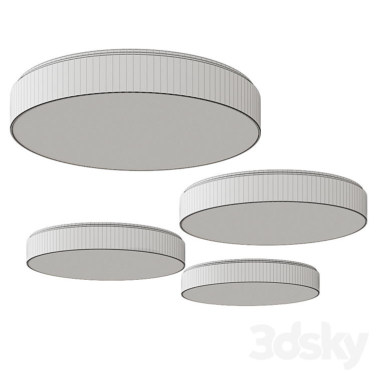 Discus up \/ Down by Petridis Sa Ceiling Lamp 3DS Max Model - thumbnail 2
