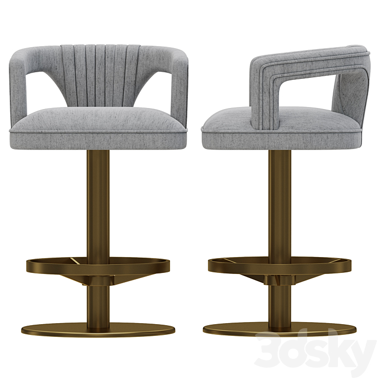 Brabbu KAROO II COUNTER STOOL 3D Model