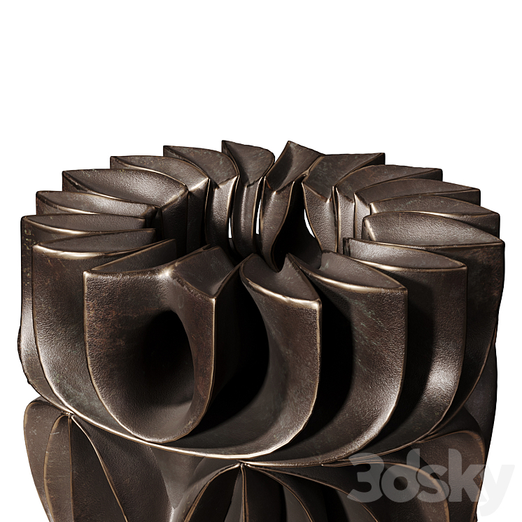 Halima cassell acapella sculpture 3D Model