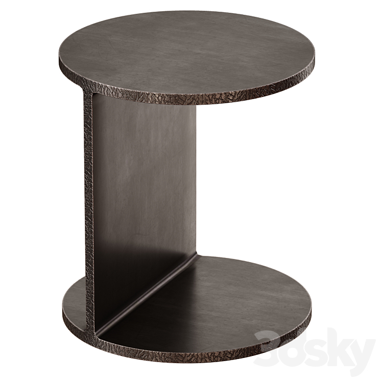 Jackie Iron End Table (Crate and Barrel) 3DS Max - thumbnail 1