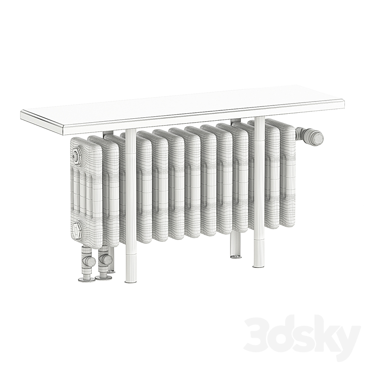 Radiator Zehnder Charleston relax 3D Model