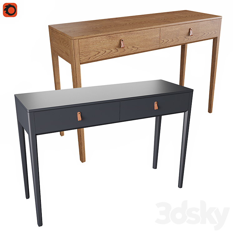 Case console table 3DS Max - thumbnail 1