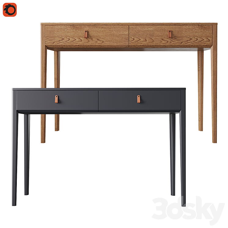 Case console table 3DS Max - thumbnail 2