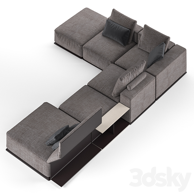 Poliform WESTSIDE sofa V1 3D Model