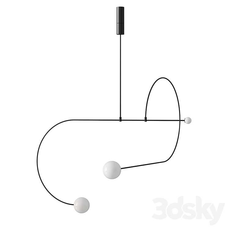 Michael Anastassiades Mobile Chandelier 13 3D Model