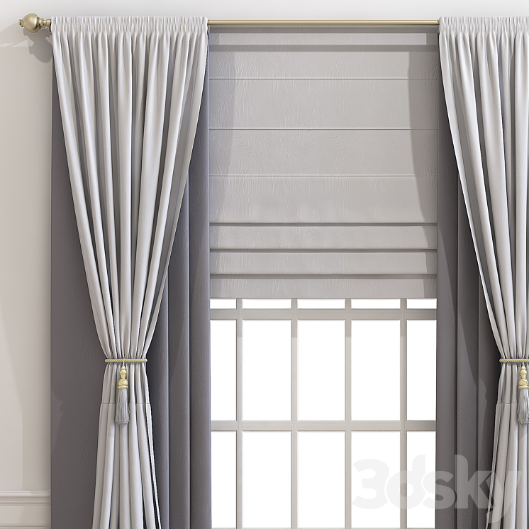 Curtain 688 3D Model