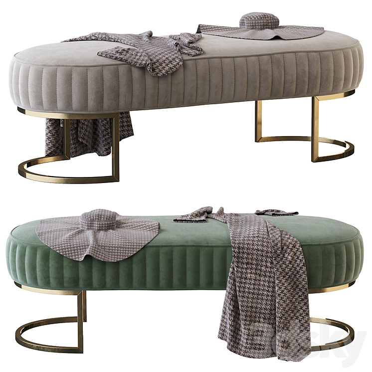 Signorini & Coco Bubble Bench Seat 3D Model