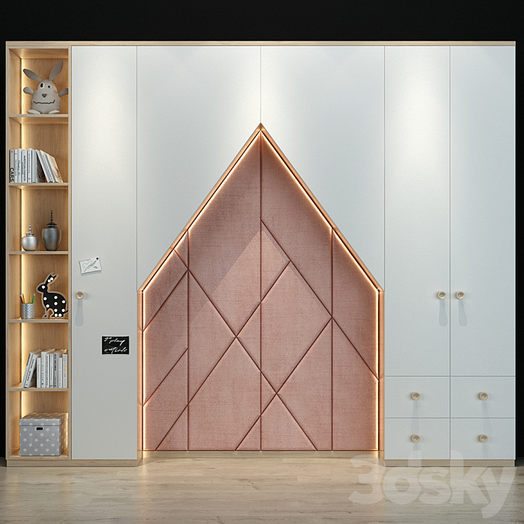 With Headboard 188 3DS Max 3ds Max Files