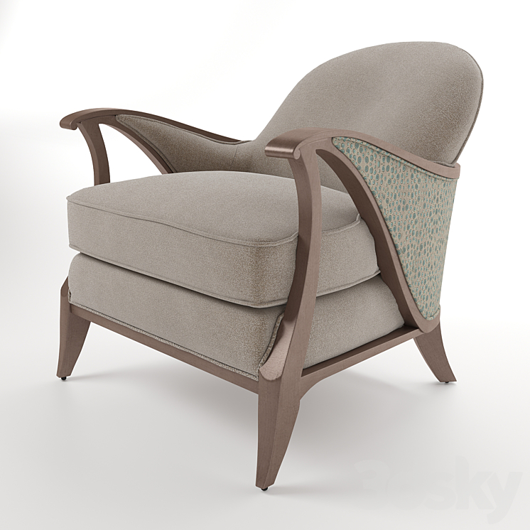 Armchair CURTSY 3DS Max - thumbnail 1