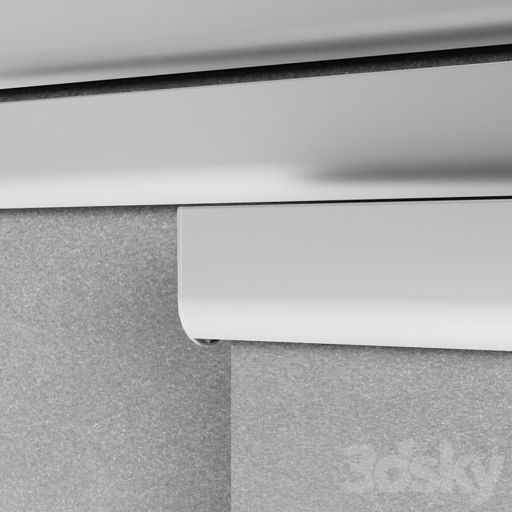 TRETUR. Ikea block-out roller blind 3DS Max - thumbnail 2