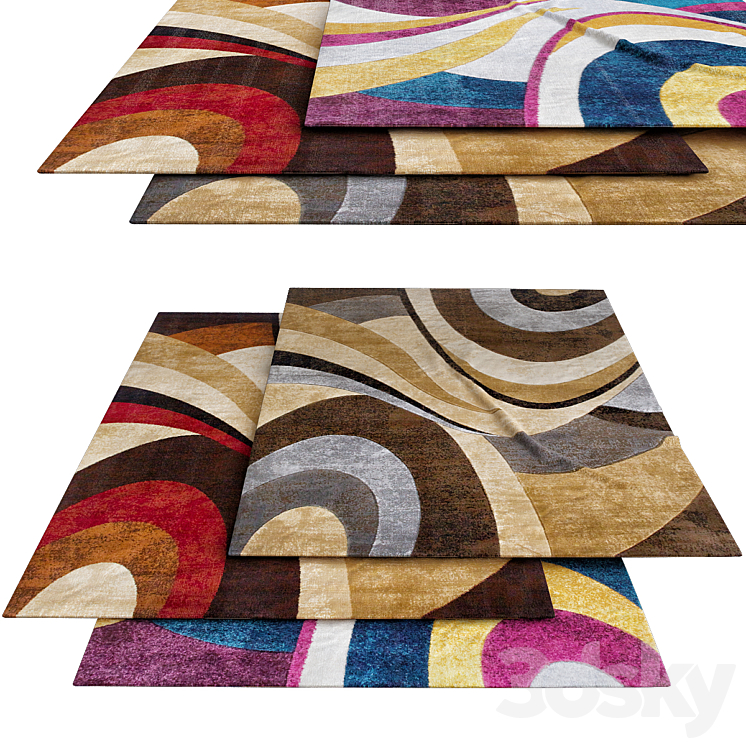 Home Dynamix Tribeca Slade Area Rug Carpets 3D model