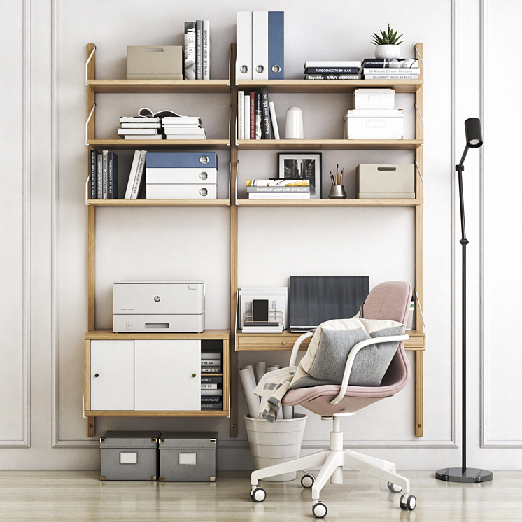IKEA office workplace 25 3D Model
