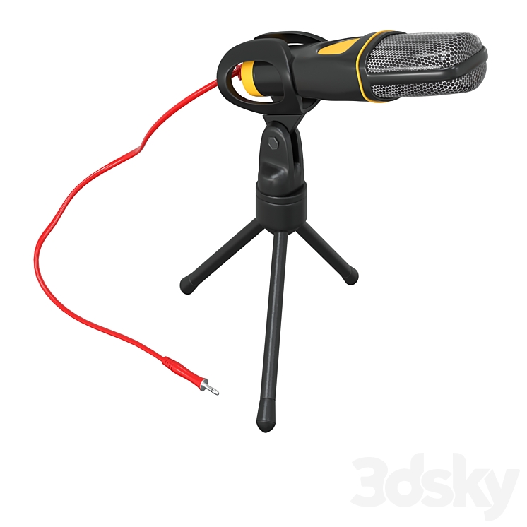 microphone 001 3D Model