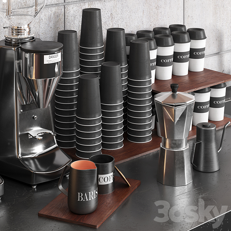 coffee shop 3D Model
