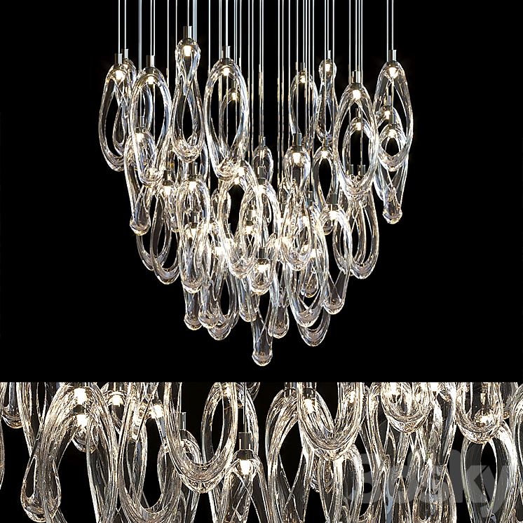Chandelier Light Vargov Pendant light 3D model