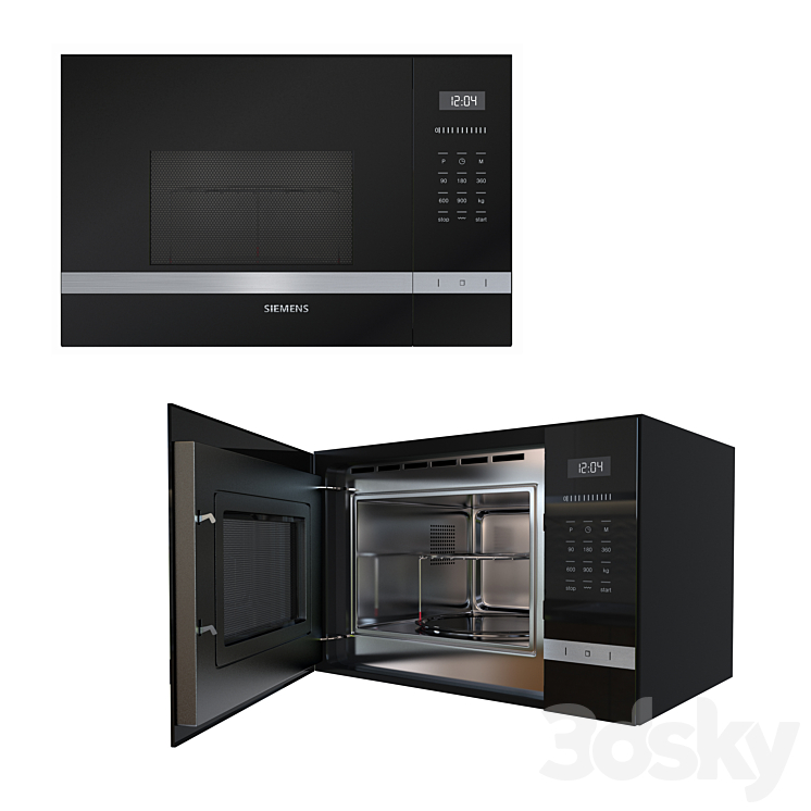 Siemens Microwave Kitchen appliance 3D model