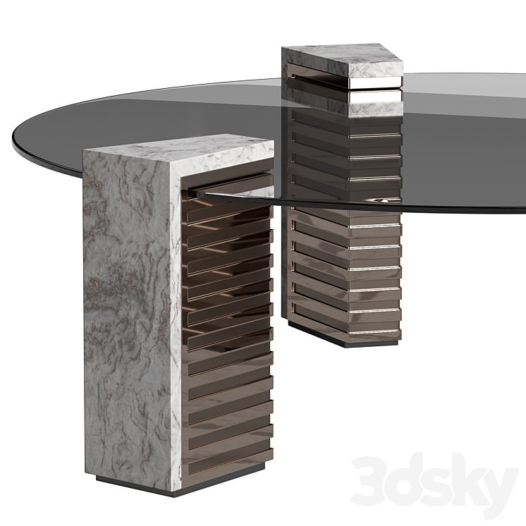 Visionnaire Admeto Low table 3DS Max - thumbnail 2