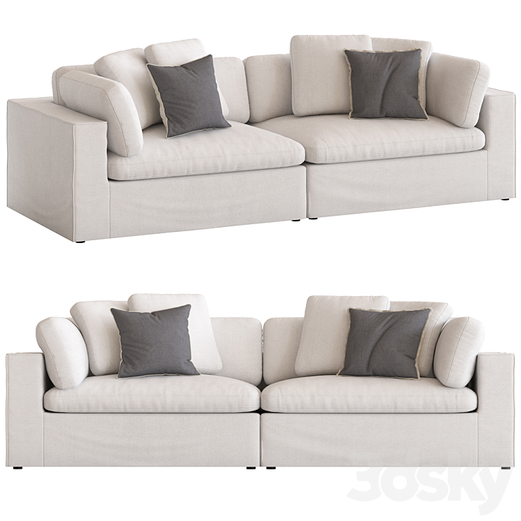 Freedom Salsie 3Seater Sofa Sofa 3D model