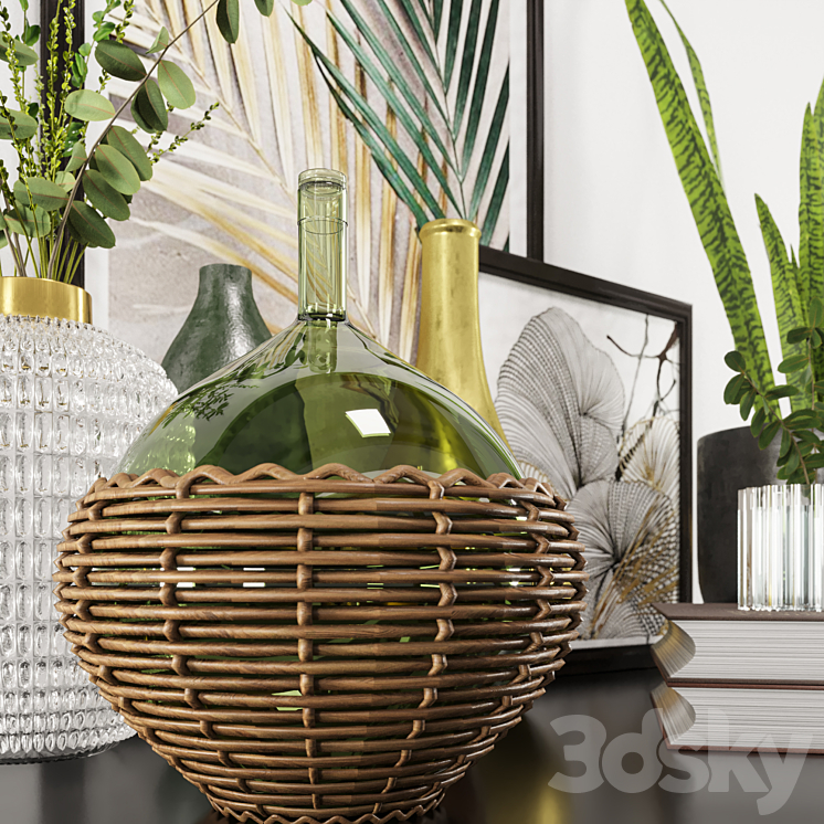 Decorative set 03 3D Model