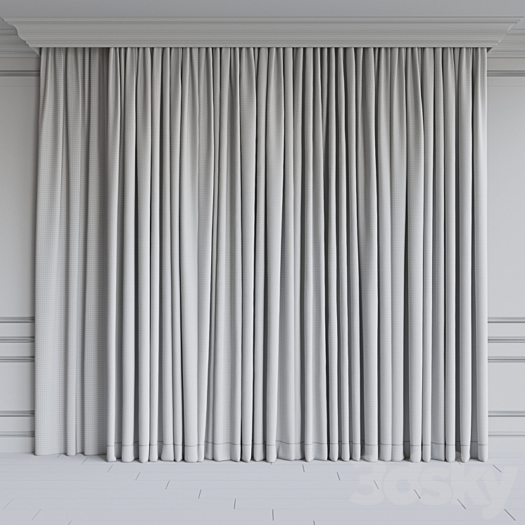 Set of curtains 65 3DS Max - thumbnail 2