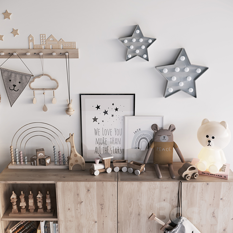 Chidren Set 1 3D Model