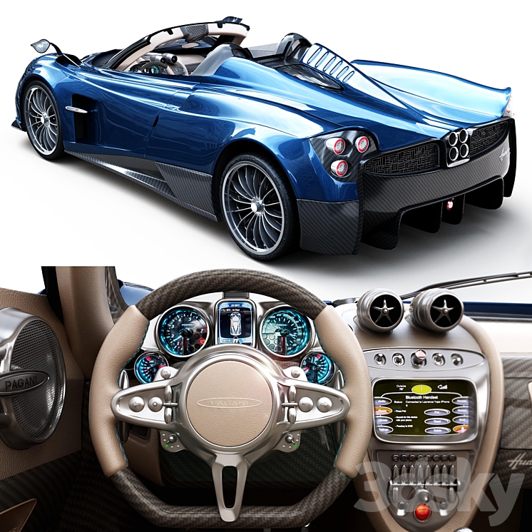 pagani_huayra 3D Model Free