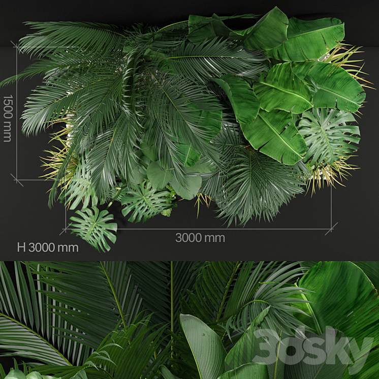 Plants collection 357 3DS Max - thumbnail 2