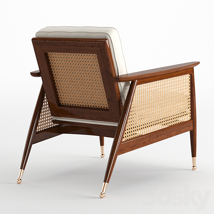 Nadia caned accent chair sale