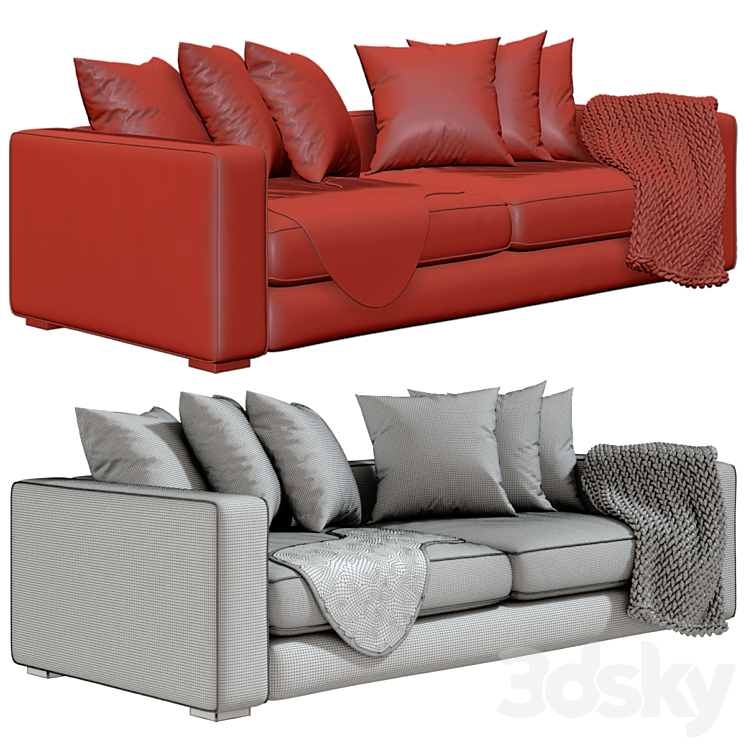 Cenova Sofa by BoConcept 3D Model