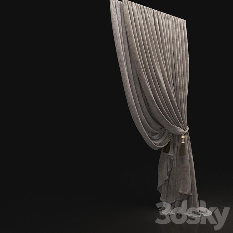 Curtain 461 3D Model
