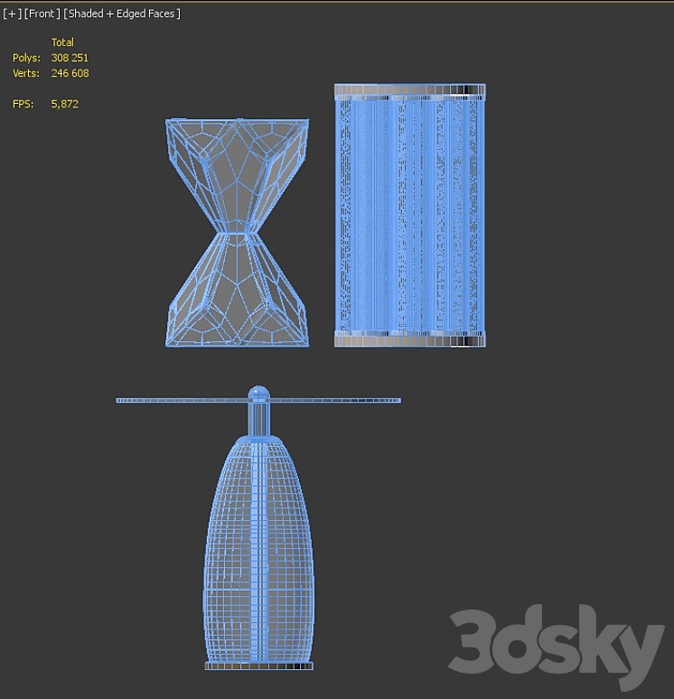 Baker table set 2 3D Model