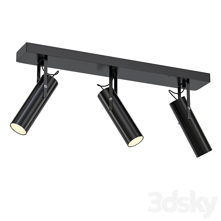 Luminex Implode Black 8385 Technical lighting 3D model