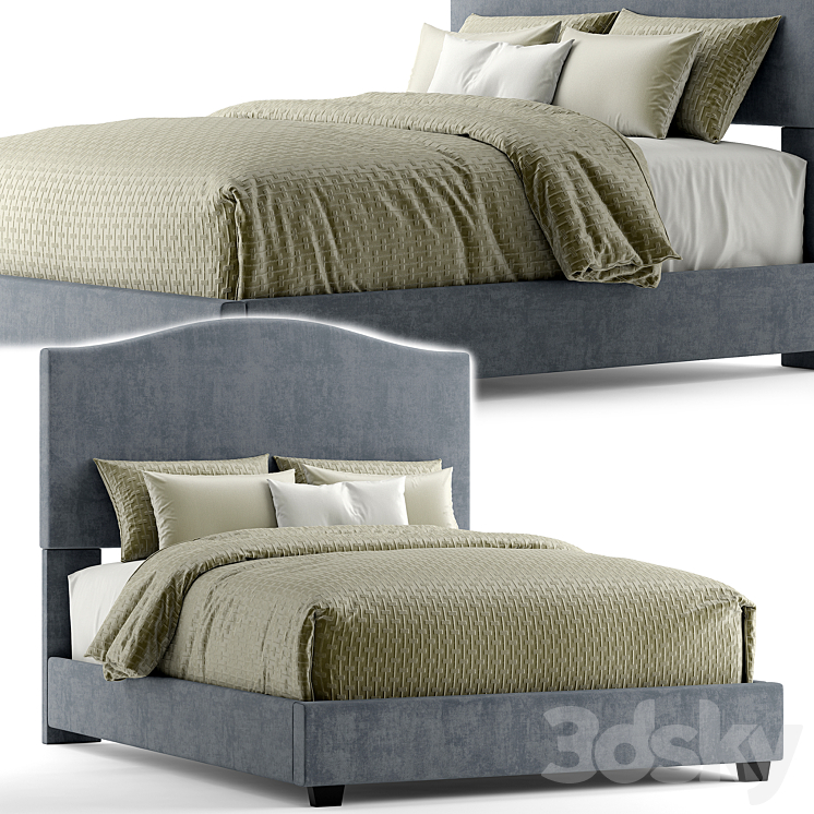 Bellingham queen bed Bed 3D model