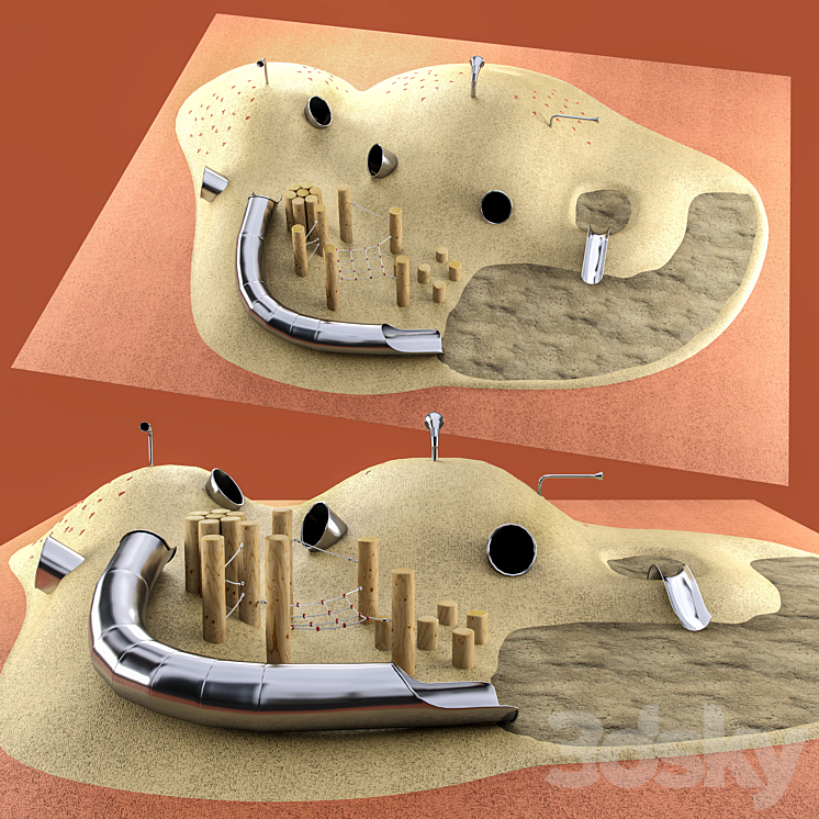 KPG KidsPlayGround_02 3D Model