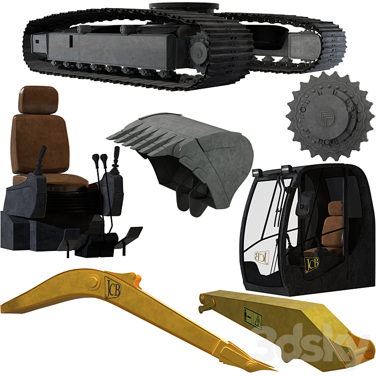 Jcb_Excavator 3D Model
