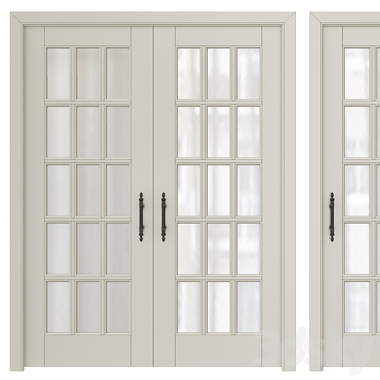 Classic interior doors 8 3D Model