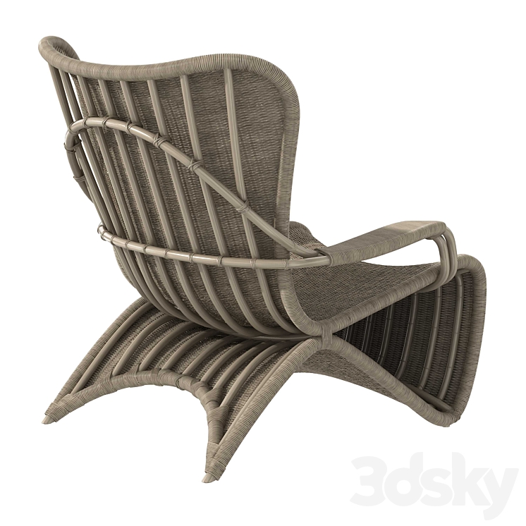 Restoration hardware PALMERIA LOUNGE CHAIR 3D Model