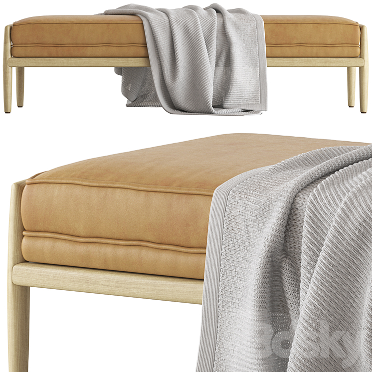Globewest Humphrey Bench Seat 3D Model