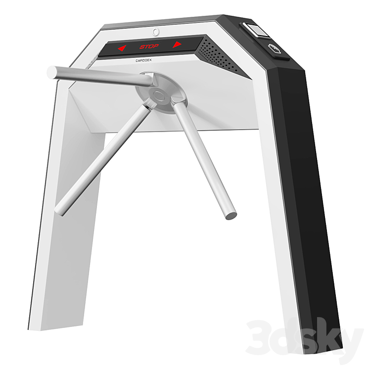Turnstiles CARDDEX 3D Model