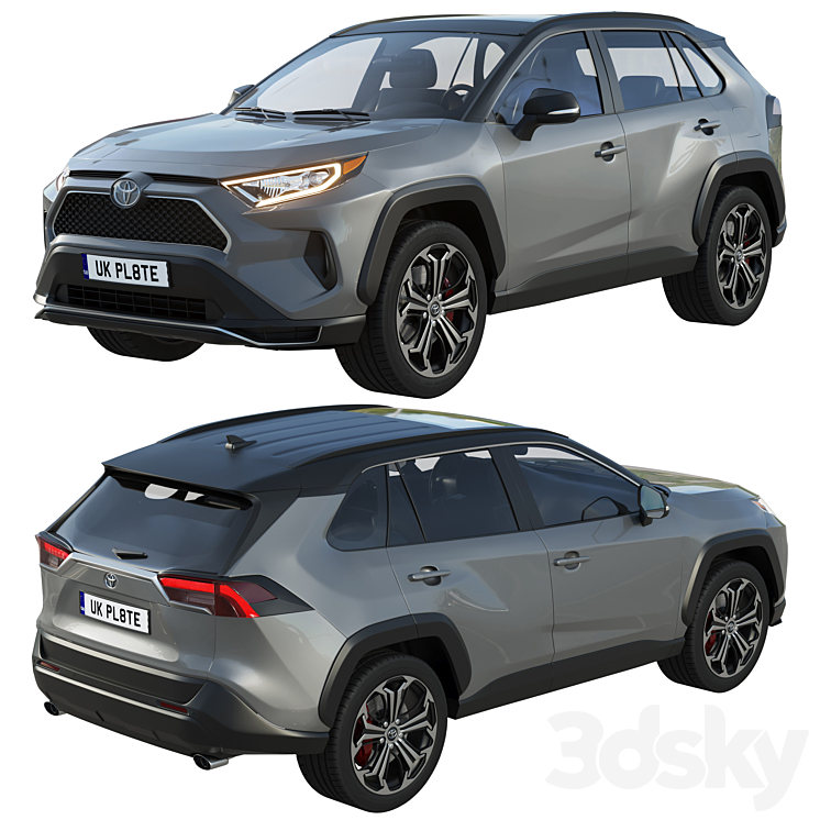 Toyota RAV4 Prime 2021 3D Model